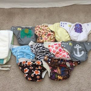 Lot of cloth diapers